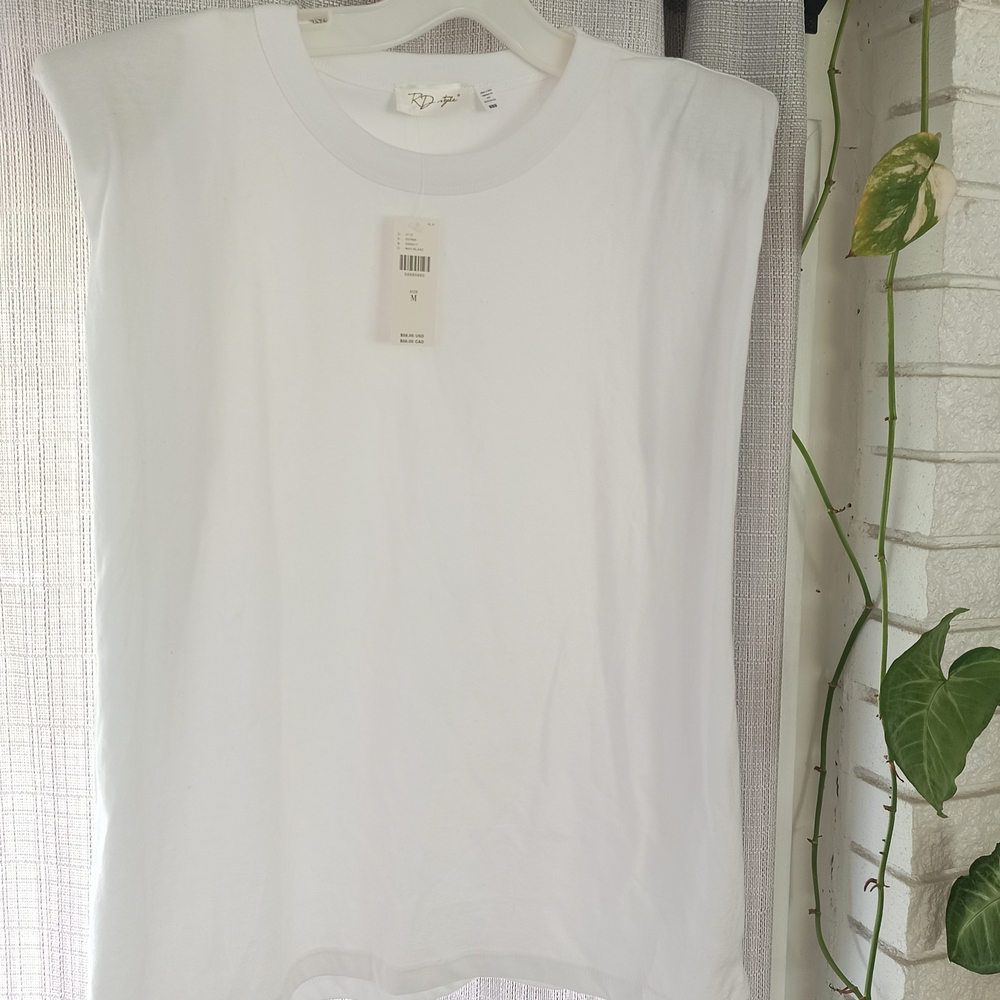 Anthropologie Classic White Tee NWT